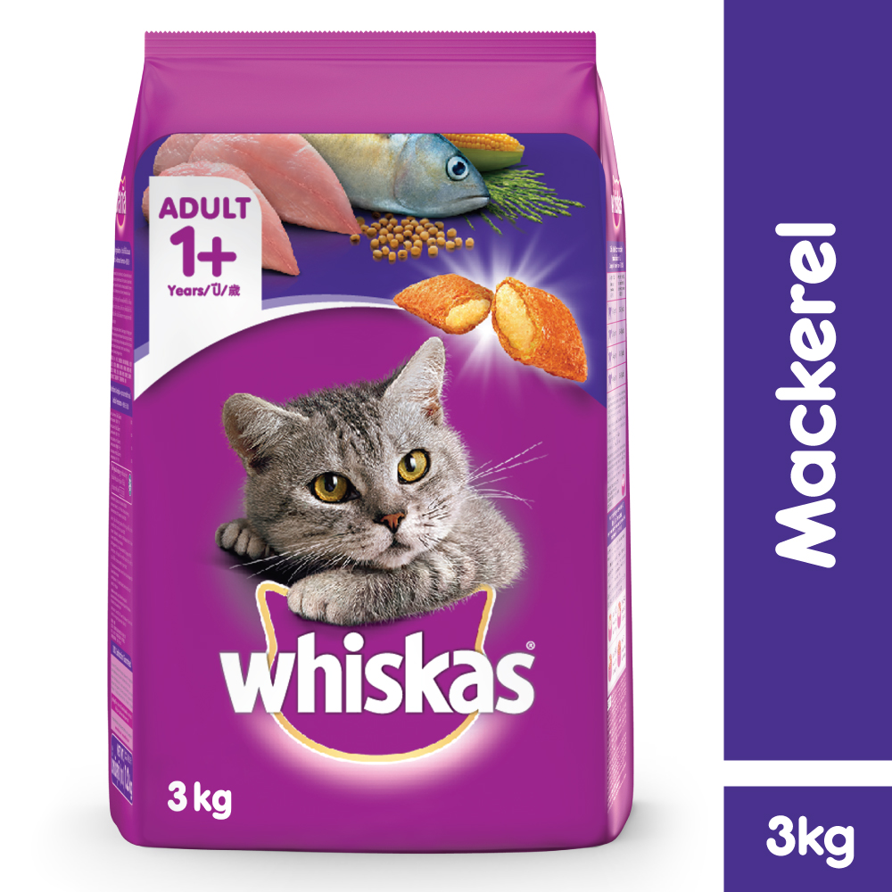 Whiskas dry cat food 3kg Clearance